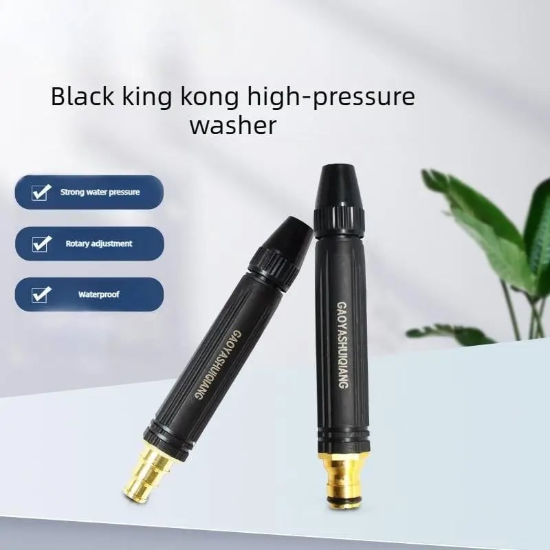 High-Pressure Water Spray Nozzle for Car Cleaning and Garden Use