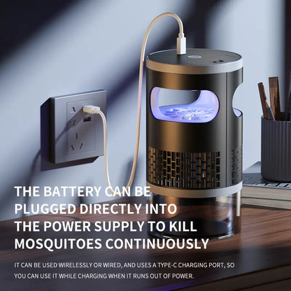 Indoor Insect Trap with Light & Suction