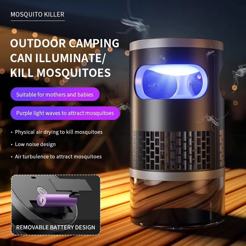 Indoor Insect Trap with Light & Suction