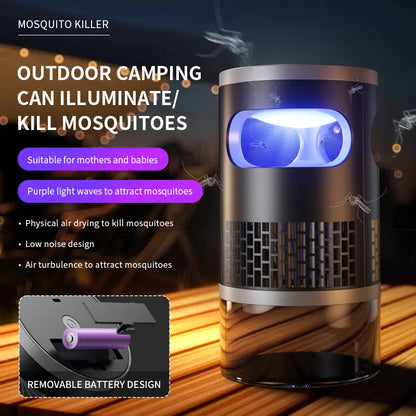 Indoor Insect Trap with Light & Suction
