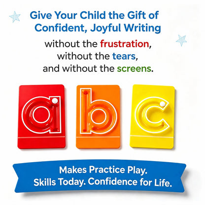 🔤 Alphabet Letter Marble Tracing Set – Roll Into Letter-Writing Fun!