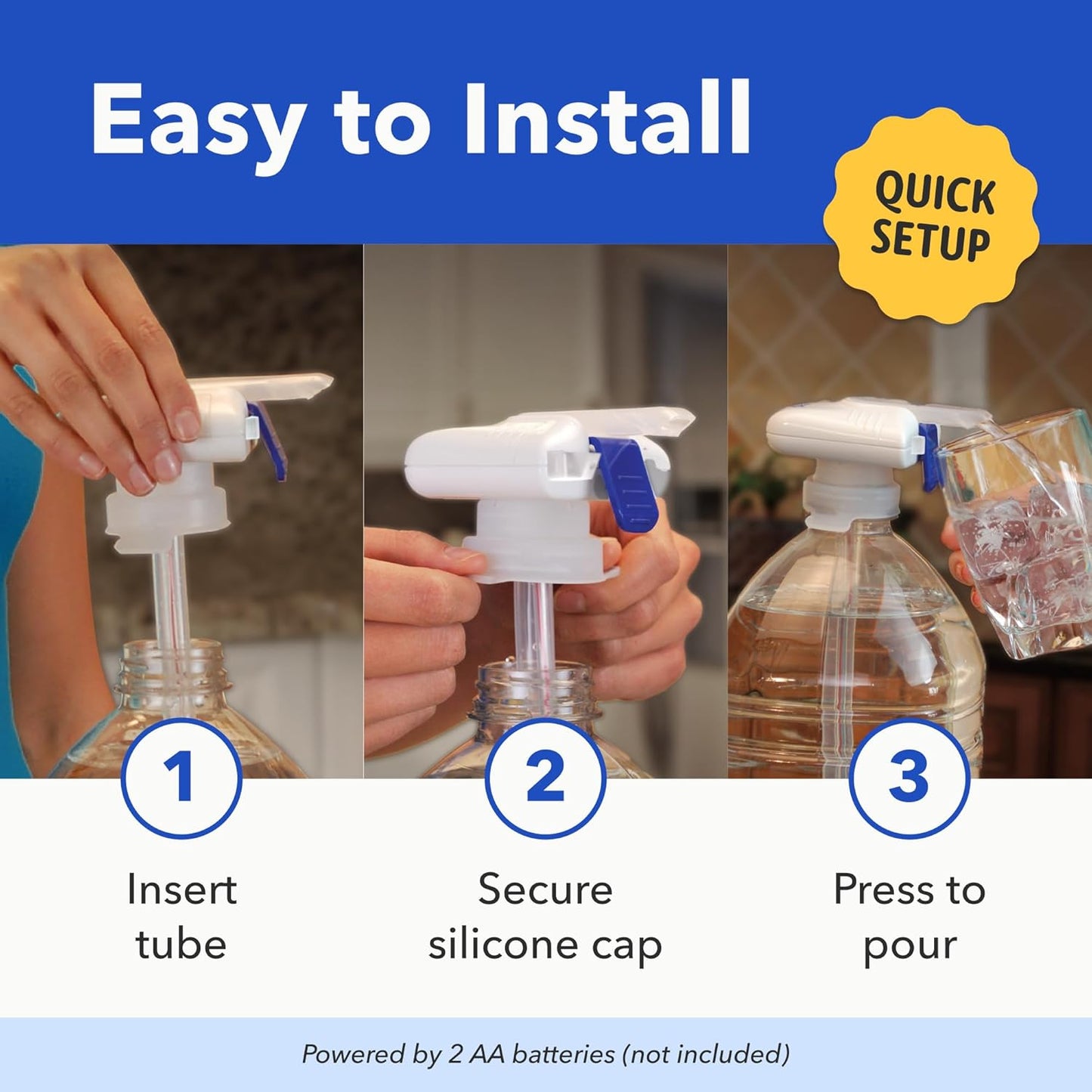 🚰 Automatic Drink Dispenser – One-Handed Pour, Zero Mess!