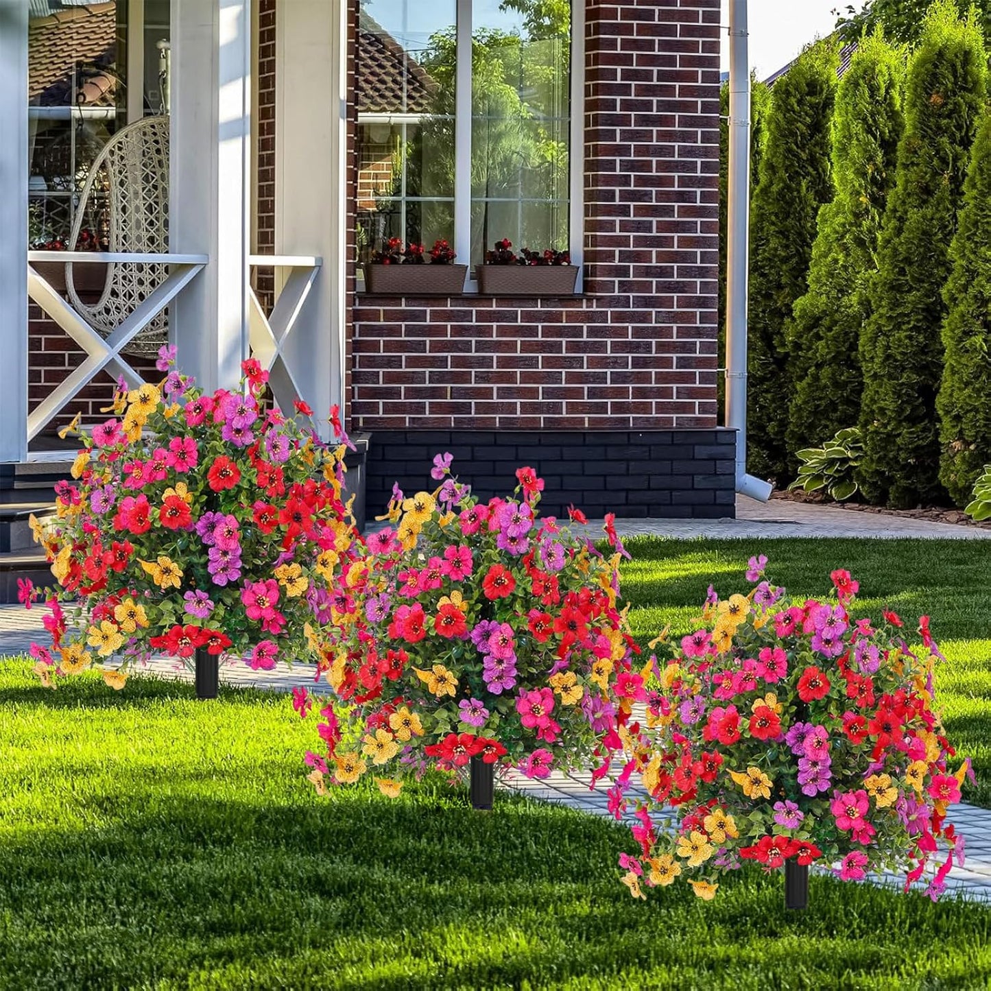 Outdoor/Indoor UV Resistant & Waterproof Artificial Flower Decor