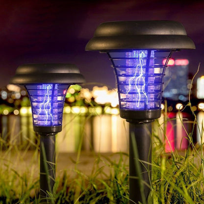 Solar Mosquito Zapper Stake Light – UV Bug Zapper & Garden Pathway Lamp
