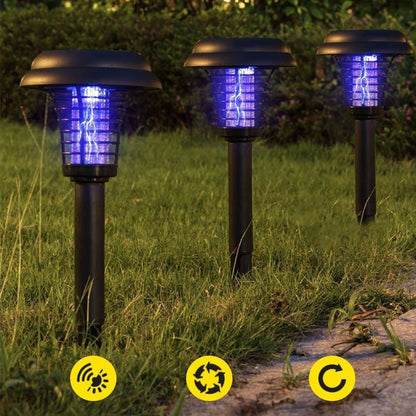 Solar Mosquito Zapper Stake Light – UV Bug Zapper & Garden Pathway Lamp