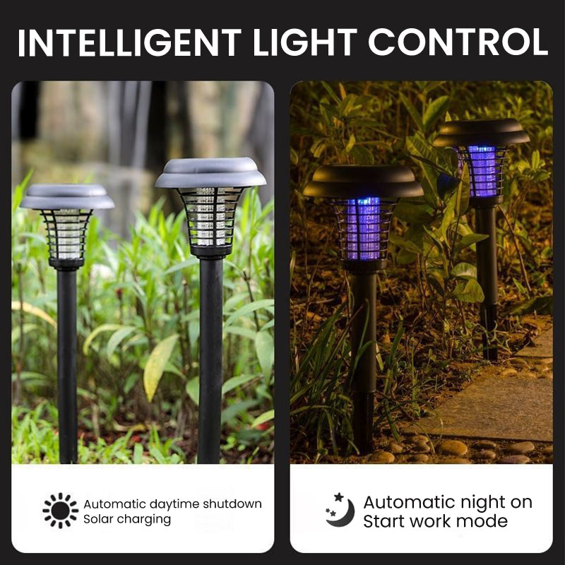 Solar Mosquito Zapper Stake Light – UV Bug Zapper & Garden Pathway Lamp