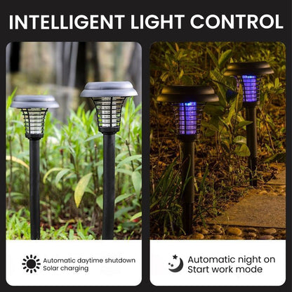 Solar Mosquito Zapper Stake Light – UV Bug Zapper & Garden Pathway Lamp