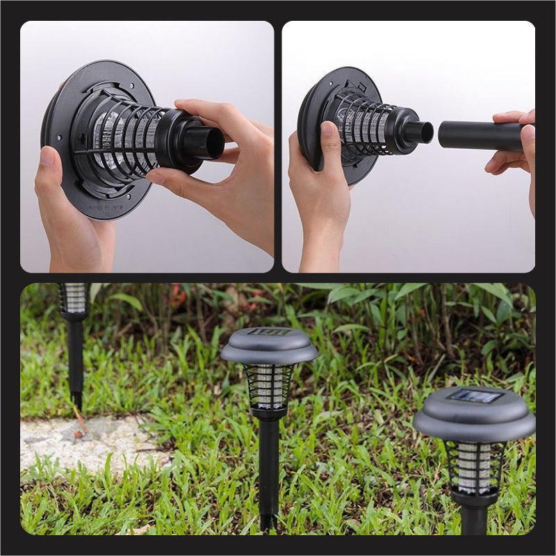 Solar Mosquito Zapper Stake Light – UV Bug Zapper & Garden Pathway Lamp