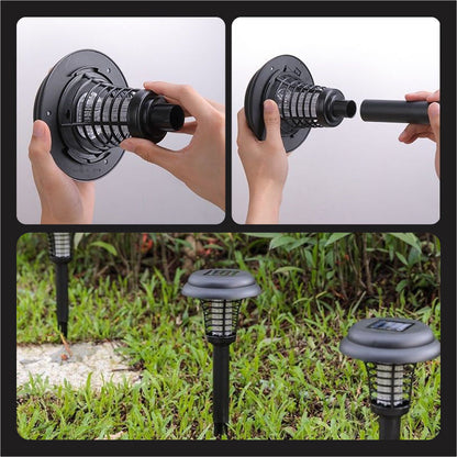 Solar Mosquito Zapper Stake Light – UV Bug Zapper & Garden Pathway Lamp