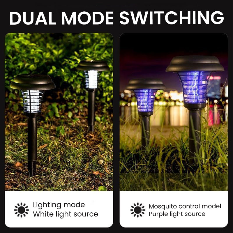 Solar Mosquito Zapper Stake Light – UV Bug Zapper & Garden Pathway Lamp